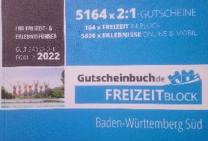 Gutscheinbuch.de Freizeitblock für Baden-Württemberg 